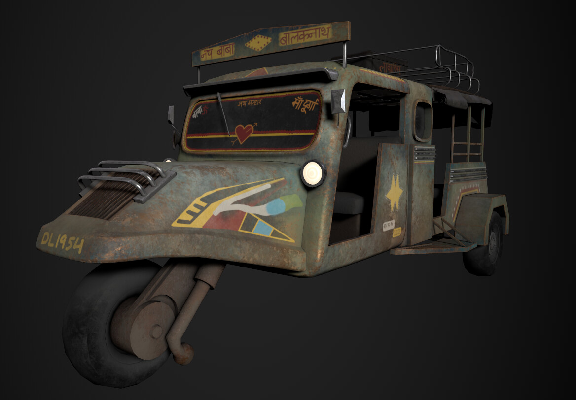 ArtStation - Concept Tuk-tuk