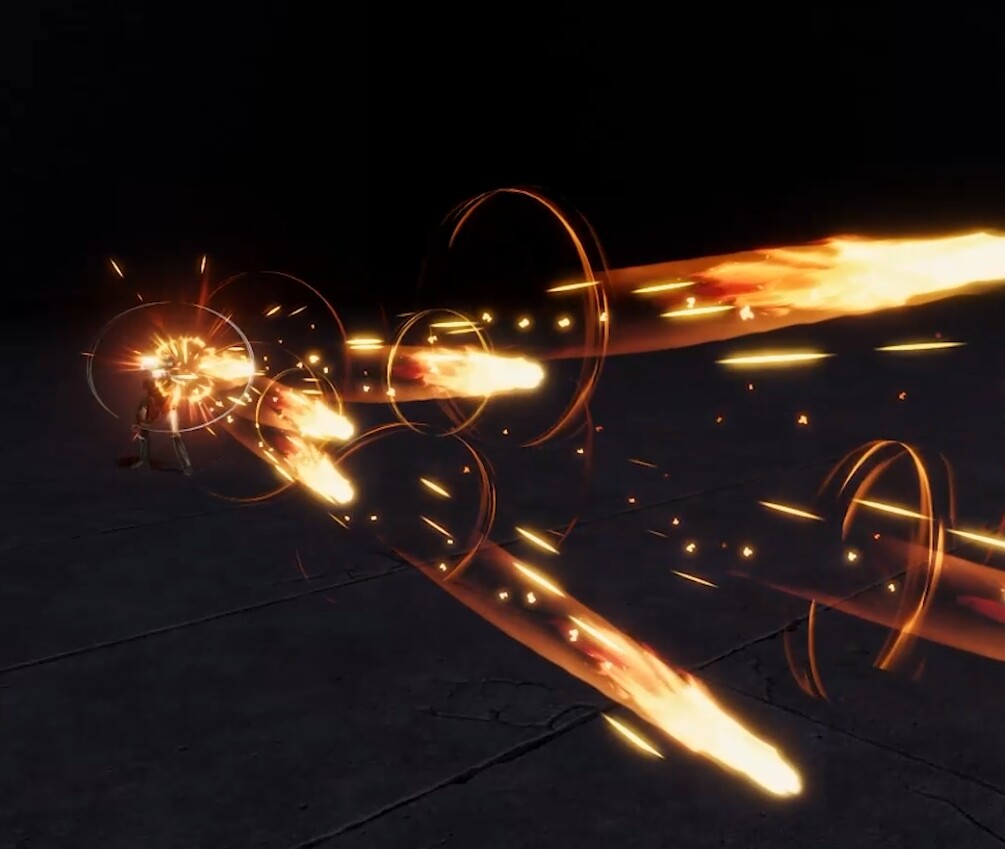 ArtStation - Fire projectile & punch - Unity VFX