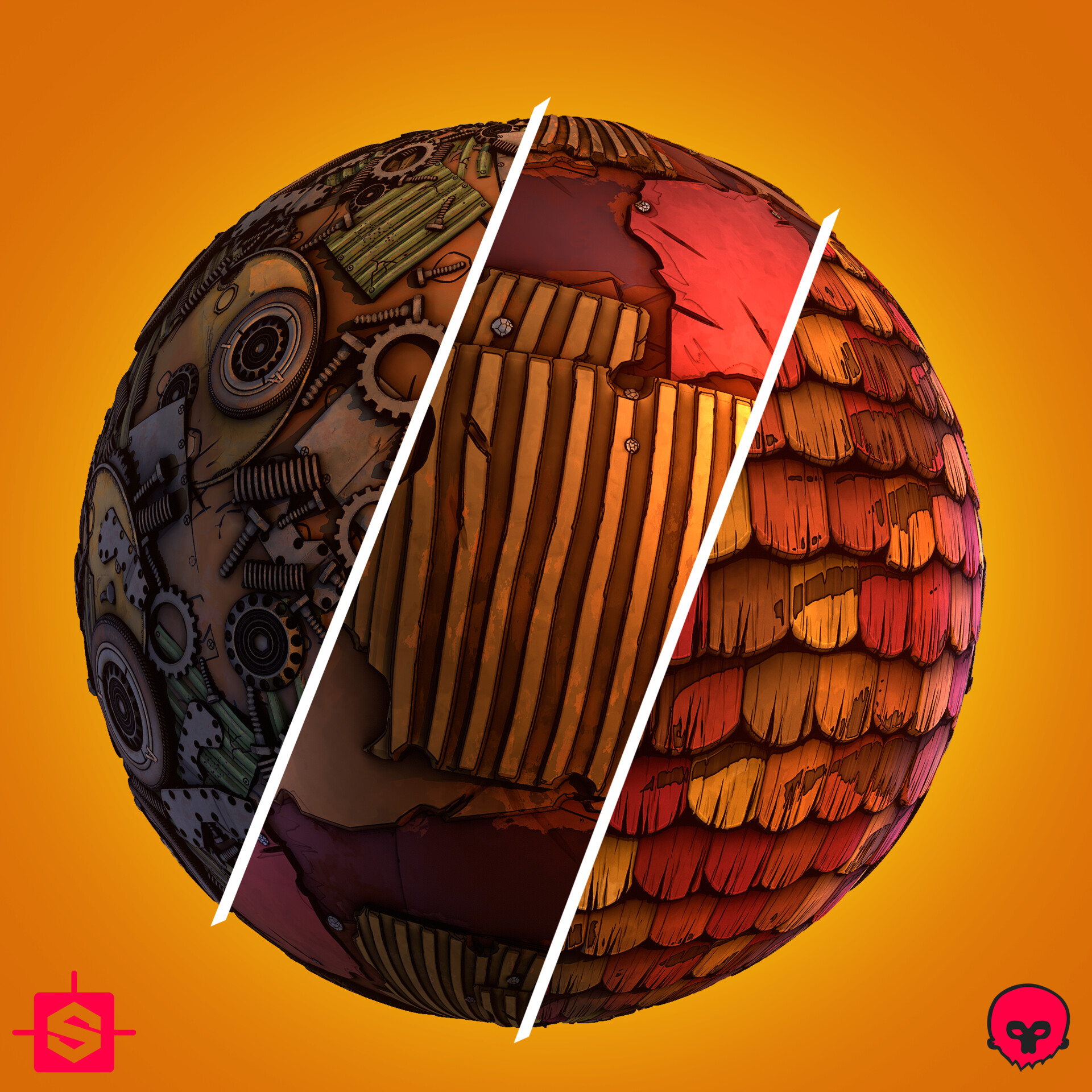 ArtStation - Stylized Junk Materials