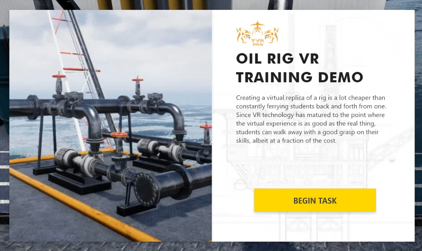 ArtStation - VR Oil Rig Training Demo