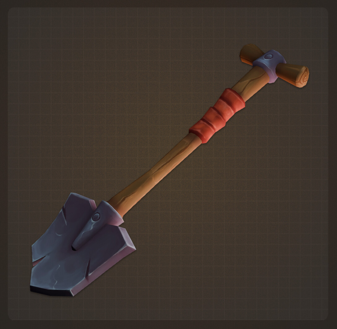 ArtStation - Hand-Painted Shovel