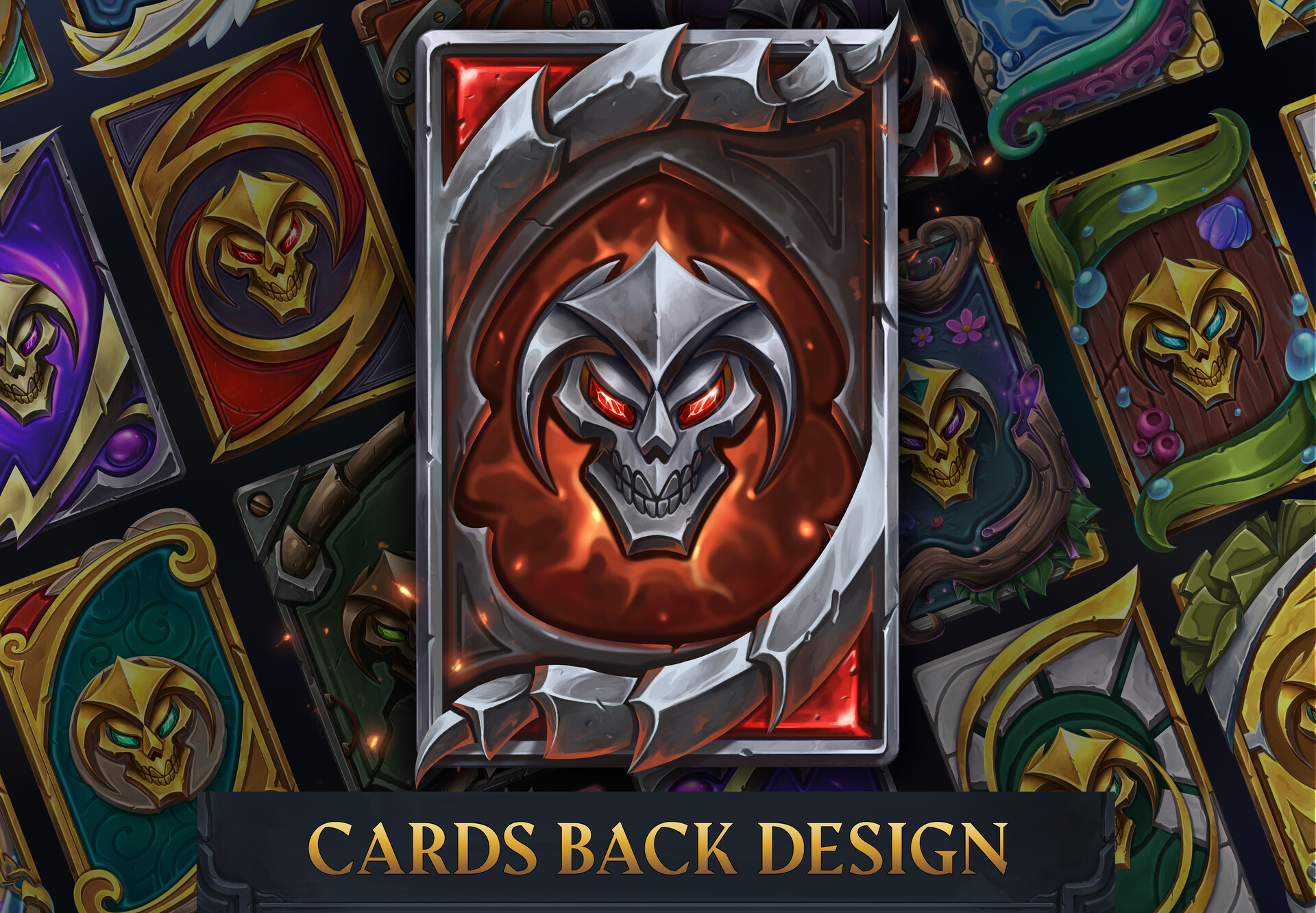 Artstation Cards Back Design