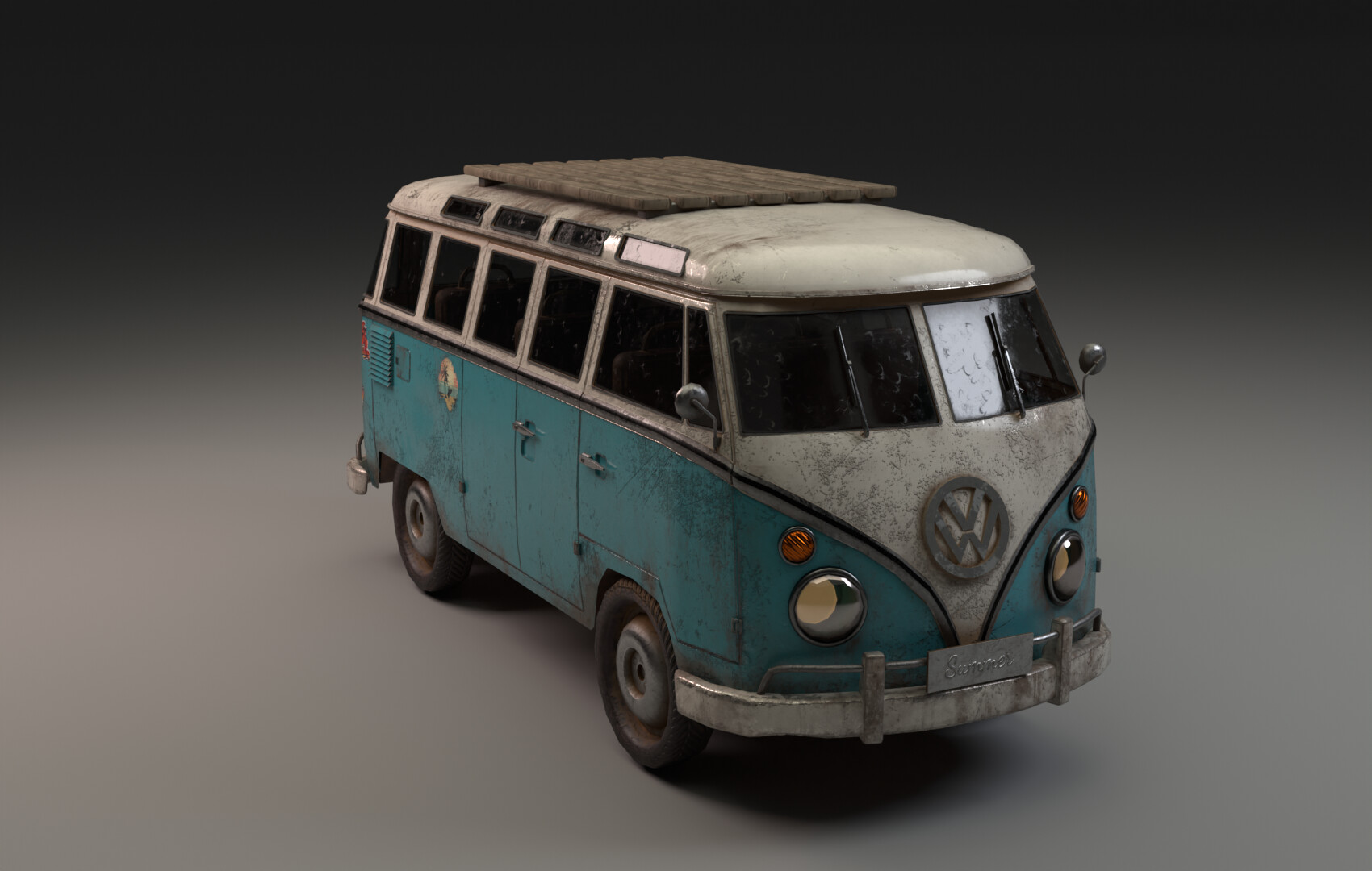 ArtStation VOLKSWAGEN TRANSPORTER T1