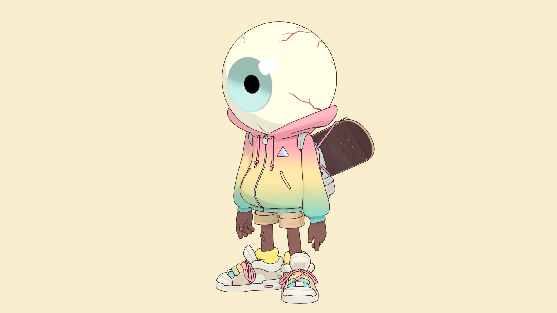 ArtStation - Eyeball kid 3D - concept by Mike Henry