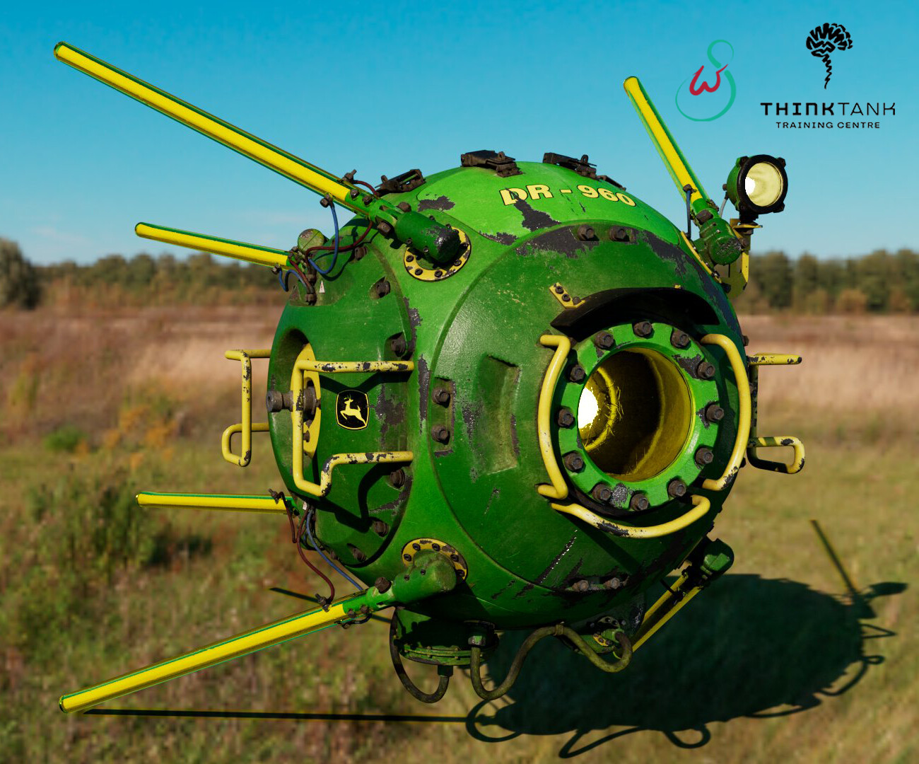 ArtStation - John Deere DR-960 Drone - Texturing