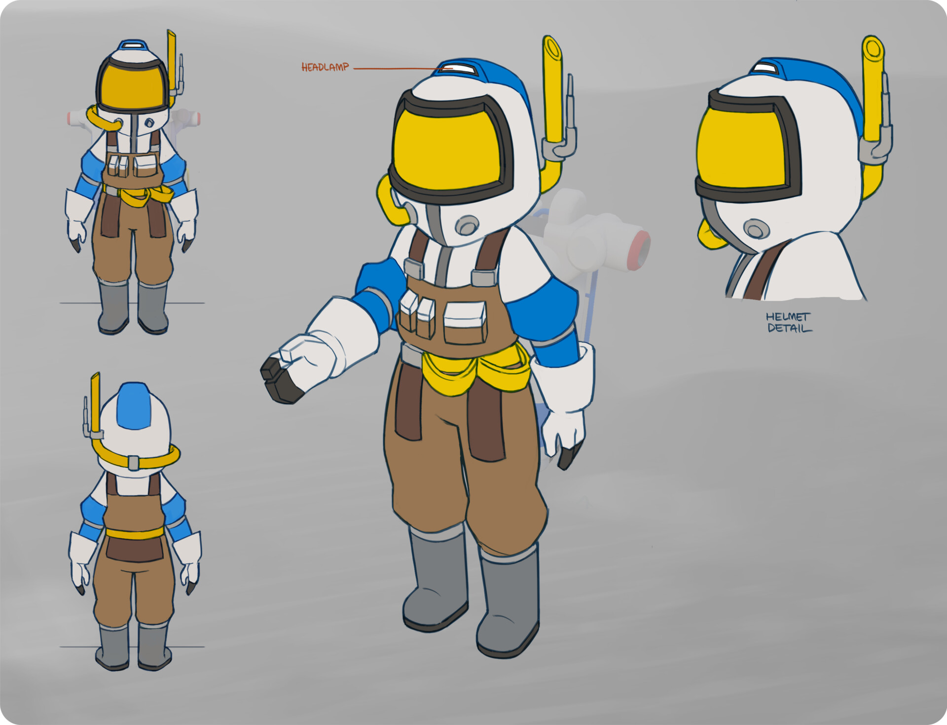 ArtStation - Astroneer Character Suits 3