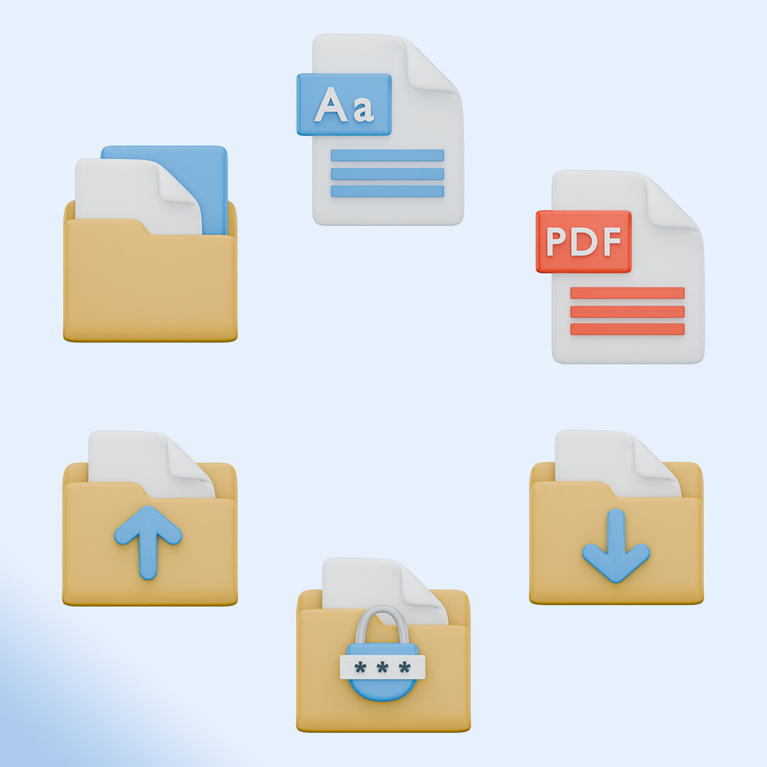 ArtStation - Document Management Icons