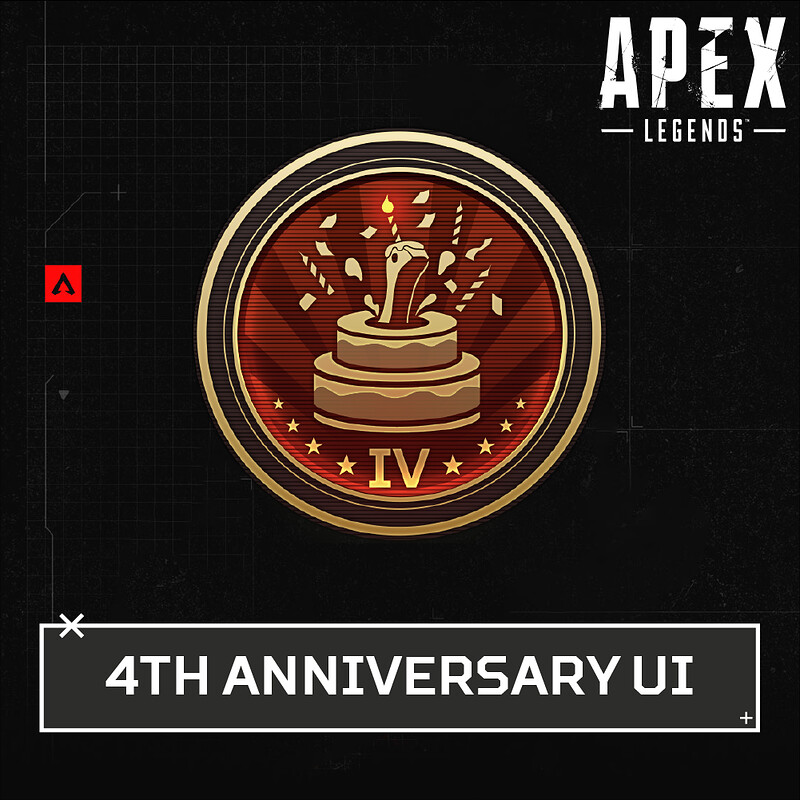 Apex Legends Season 16 - 4th Anniversary Event UI