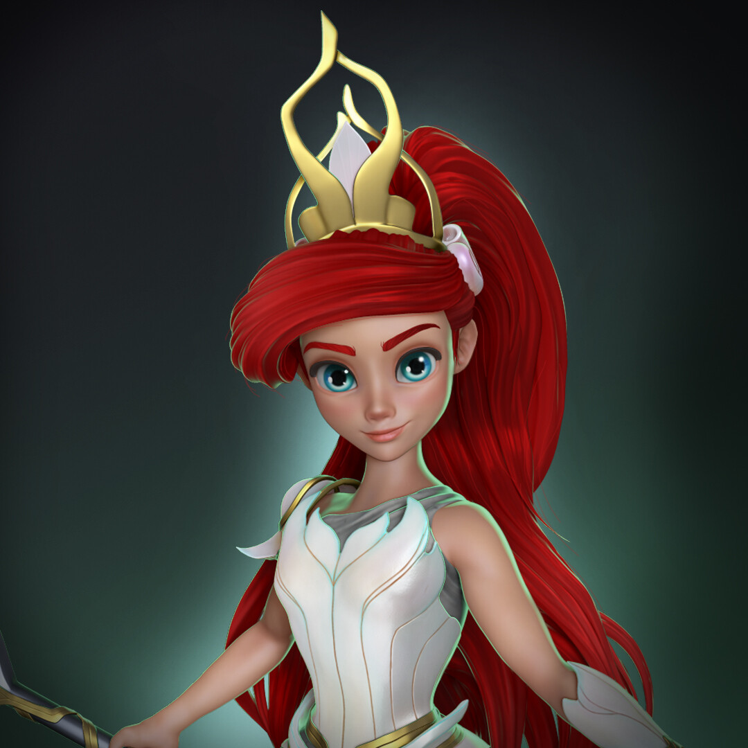 ArtStation - Ariel - Disney Mirrorverse