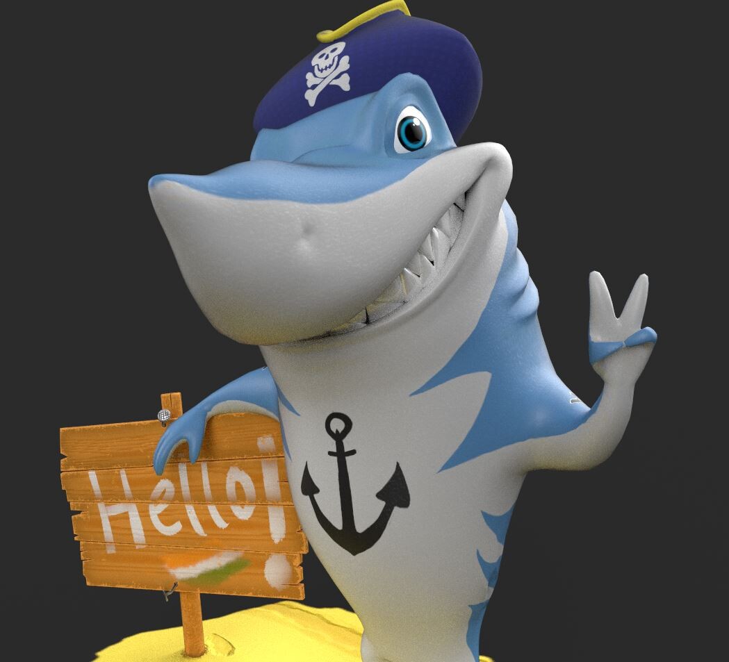 ArtStation - Shark | Cute Shark | Mini Shark | Small Shark | Cartoony ...