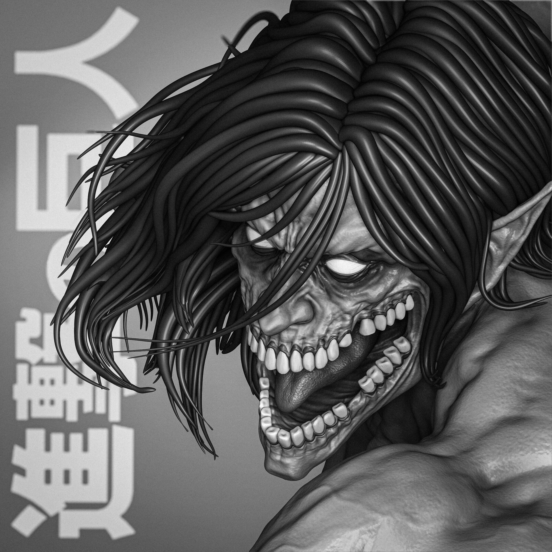 ArtStation - Attack On Titan_FanArt( 進撃の巨人)