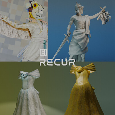 Recur - Enemy Groups 3D Assets (Part I)