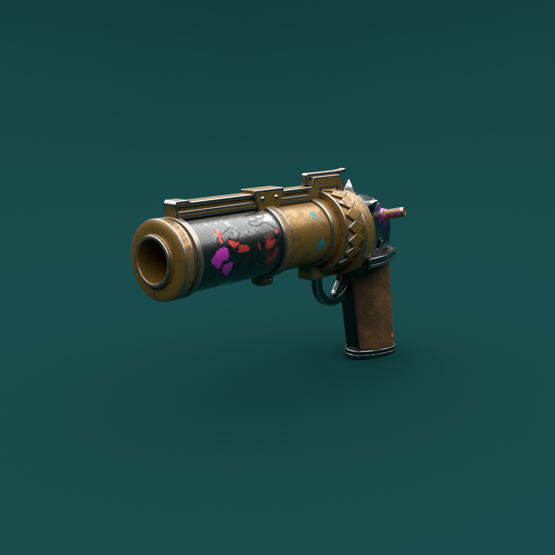 ArtStation - Jinx's Pistol 3D Model