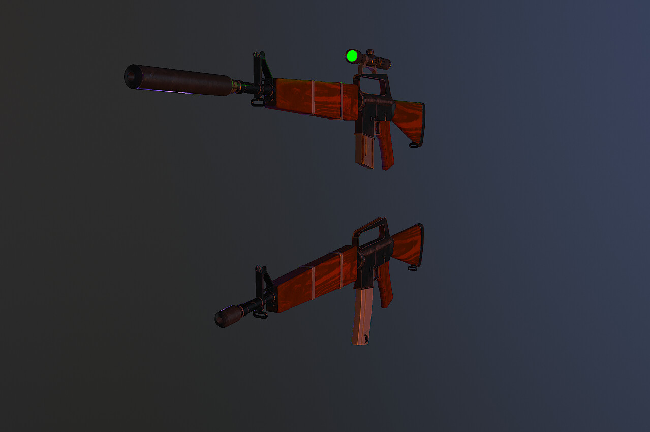 ArtStation - Fallout: New Vegas NCR Service Rifle