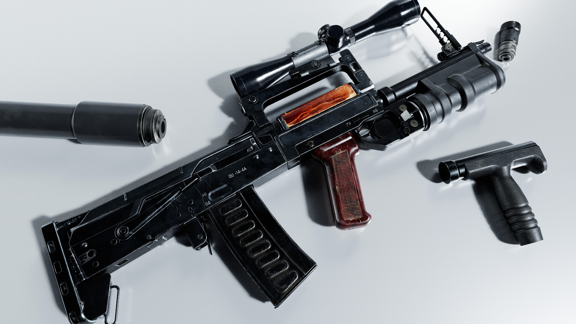 ArtStation - OTs-14 Groza