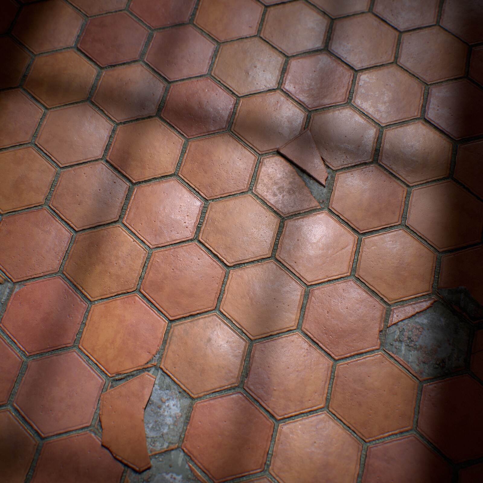 Terracotta Hex Tile