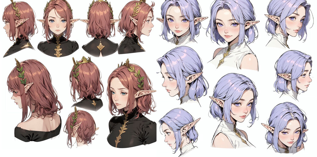4K Anime Reference Art for Artists and Enthusiasts - 396 Anime Elf ...