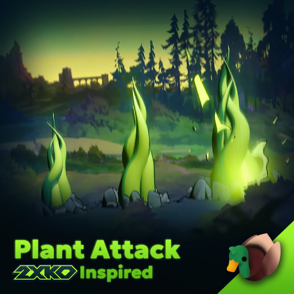 ArtStation - Zyra & 2XKO Inspired Plant Attack VFX