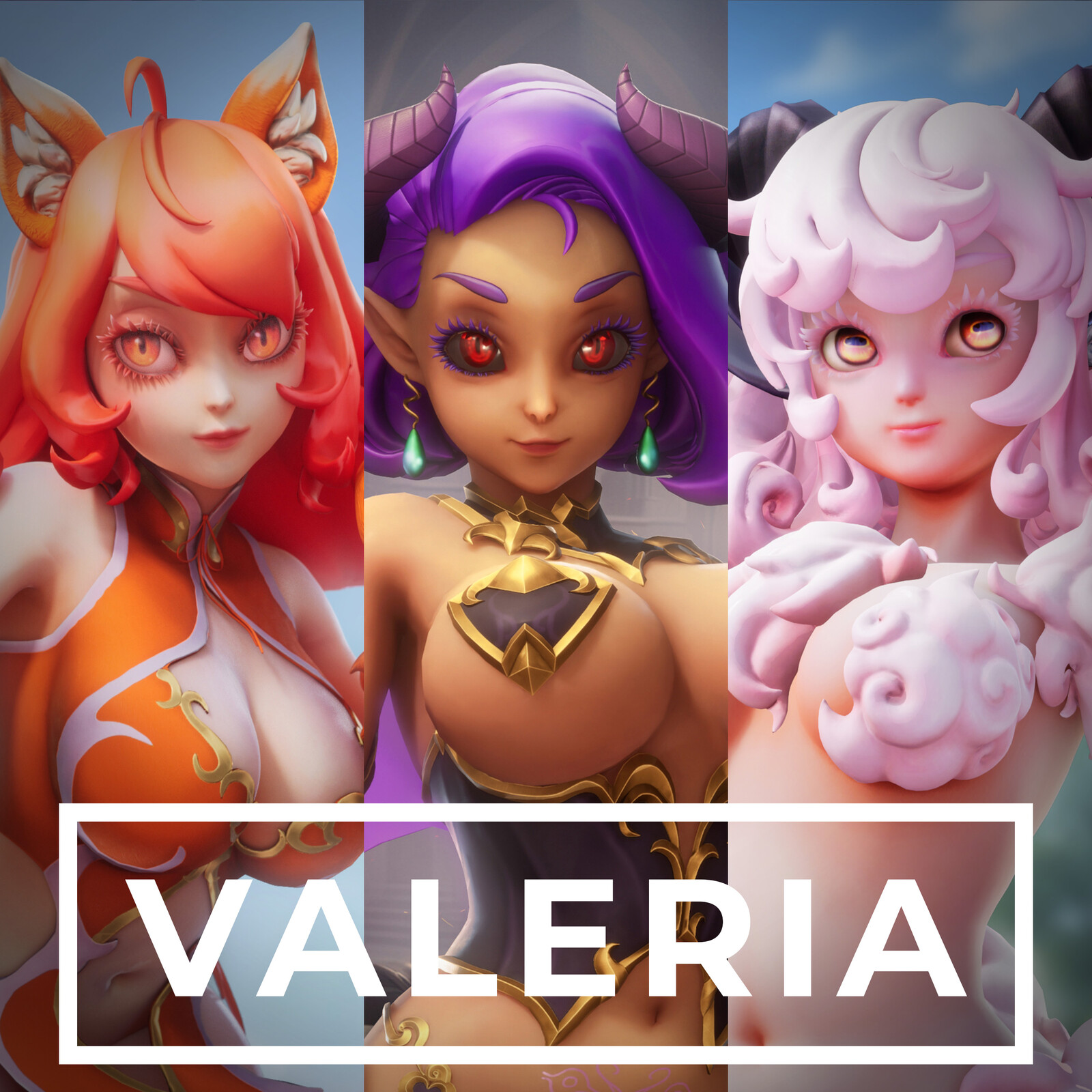 3D Characters Showcase - Valeria
