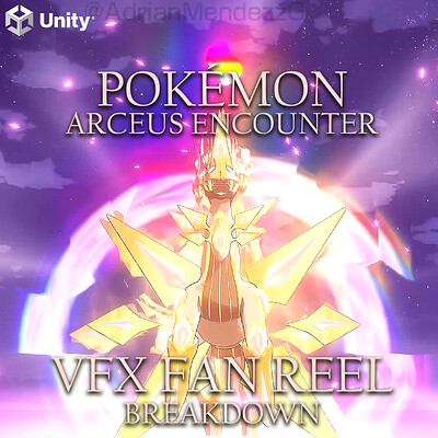 그림 76: 포켓몬 다이아몬드 & 펄 아르세우스 조우 [영상 컨셉/팬아트] VFX 분해