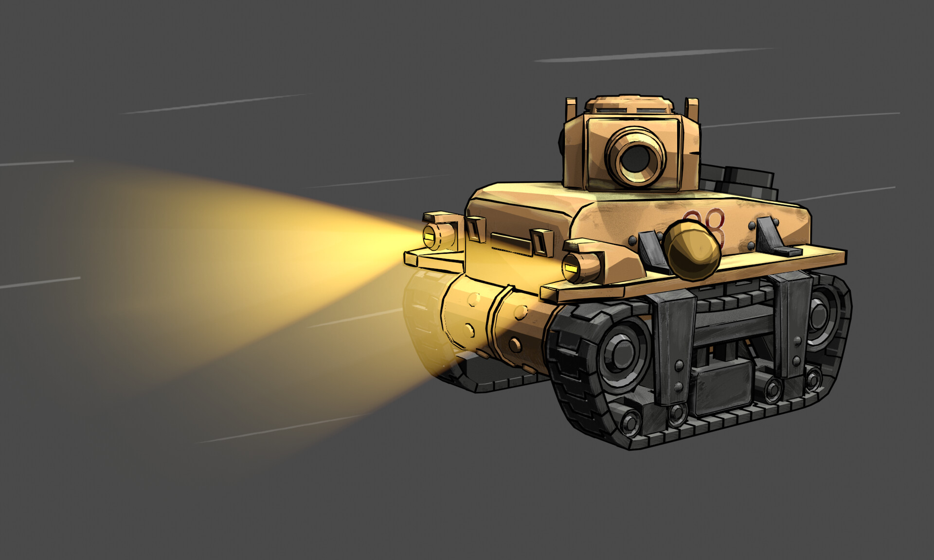 ArtStation - Stylized Tank