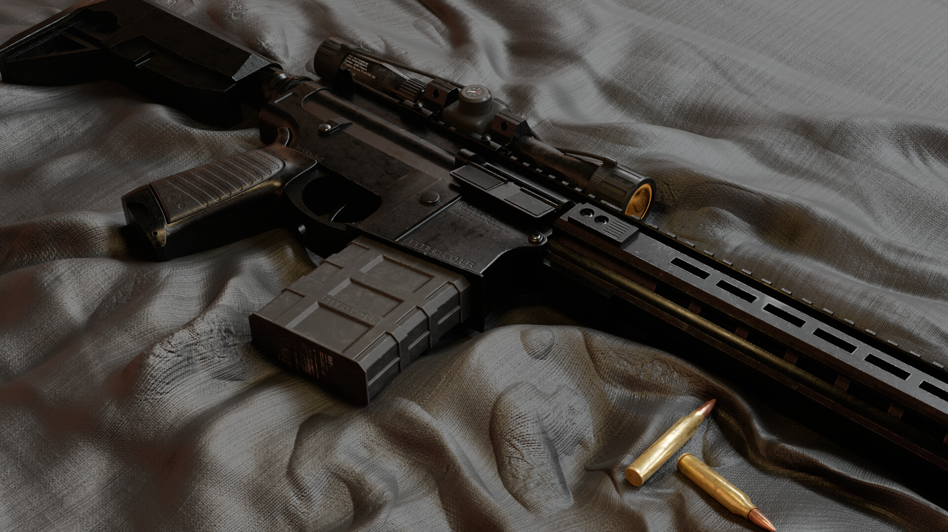 ArtStation - Rifle MK216