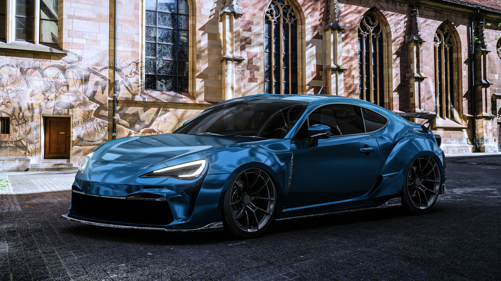 Updated Toyota GT86 Artisan Spirit bodykit - Engine Swapped with 2Jz Double Turbo chargers