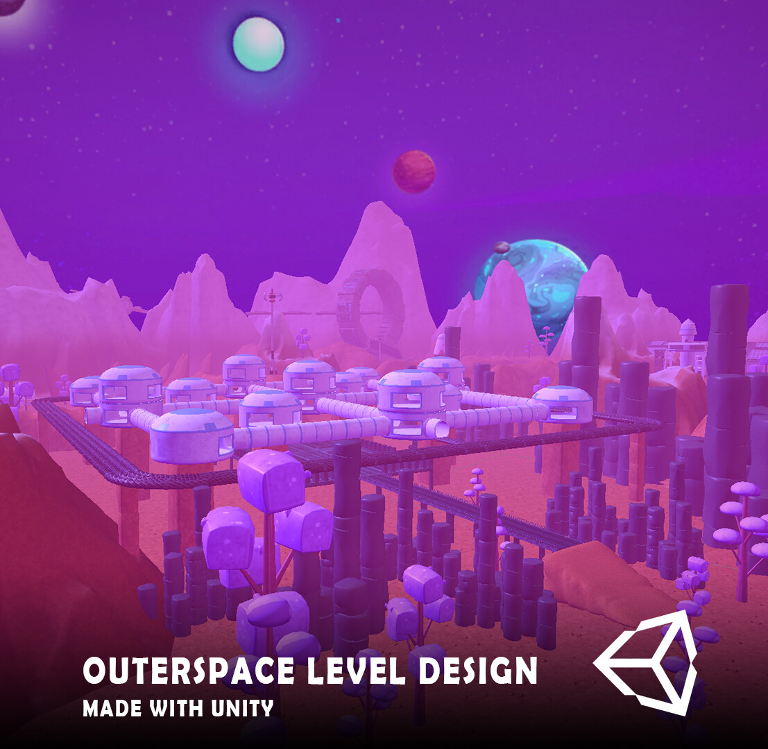 ArtStation - OuterSpace Level Design