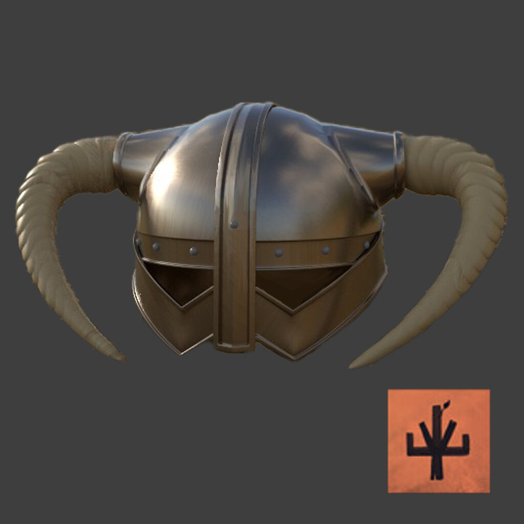 ArtStation nord's helmet