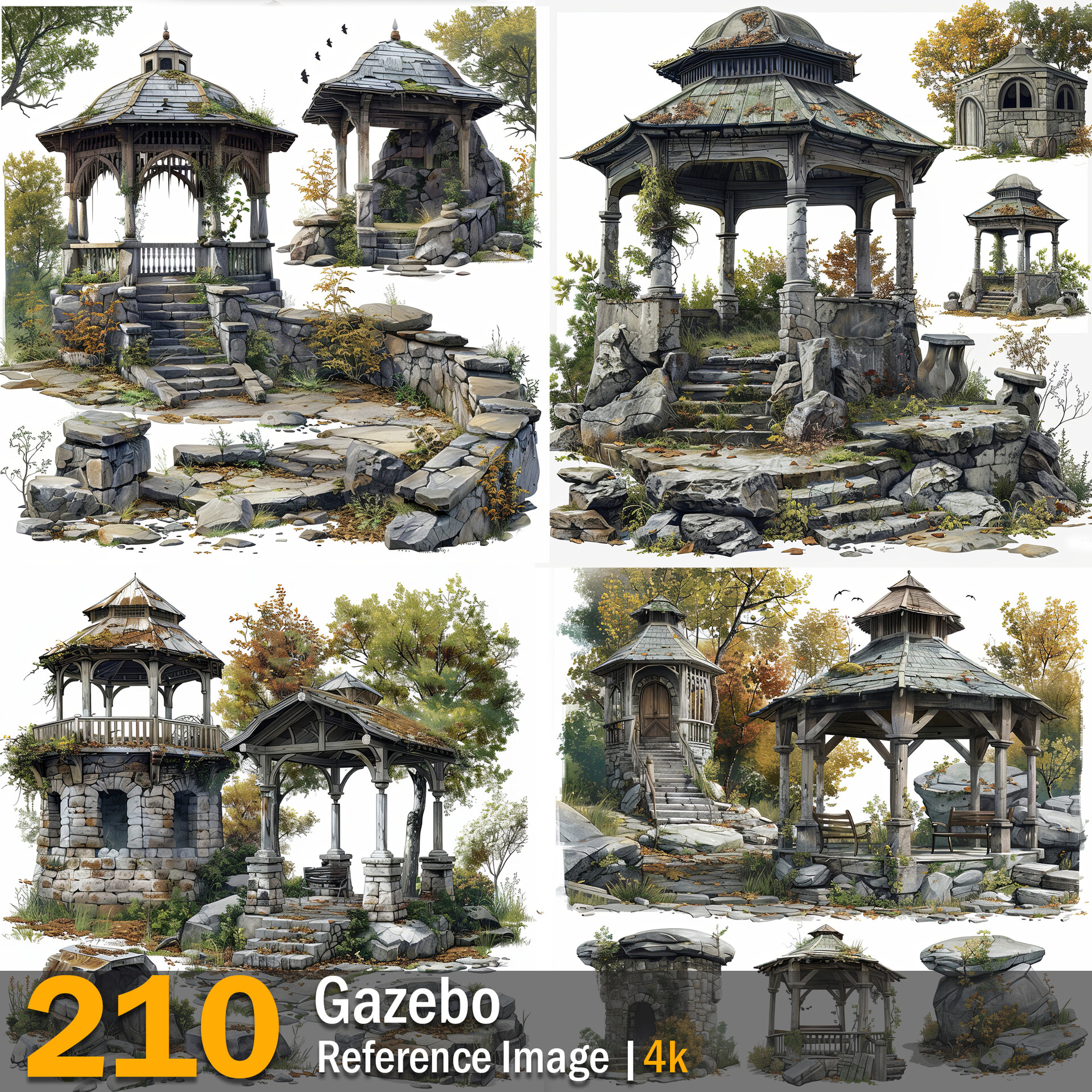 Artstation gazebo reference images 4k