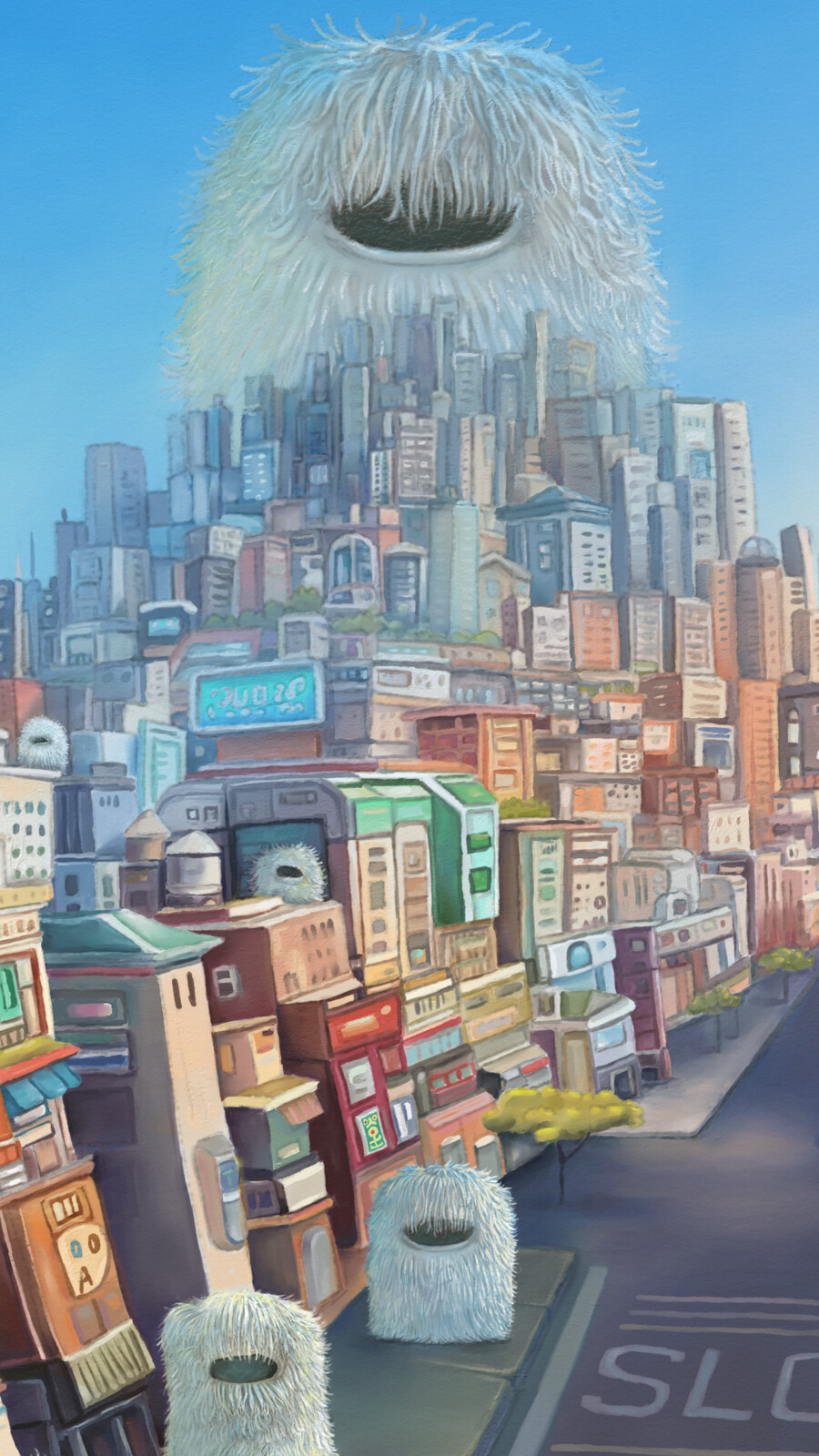 Messy city