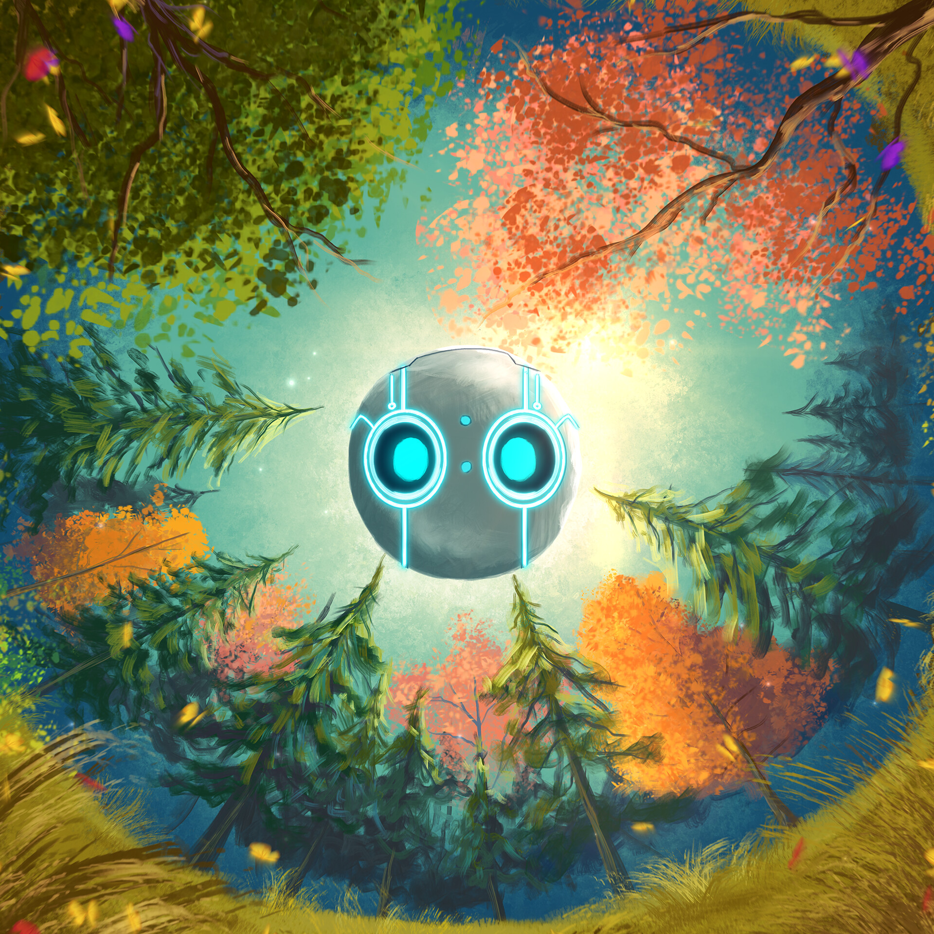 ArtStation Motion graphics study "Wild Robot Movie"