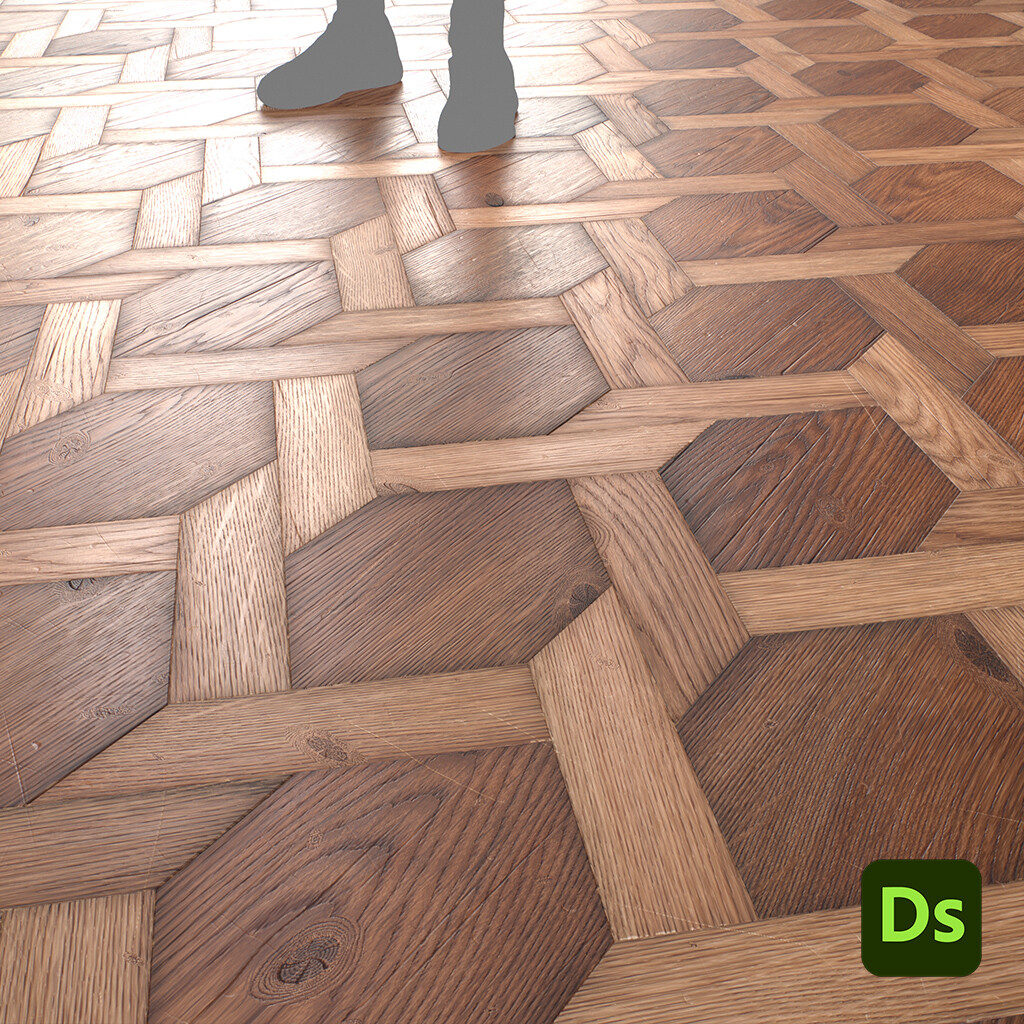 MT VersaTile Showcase Renders - Parquet