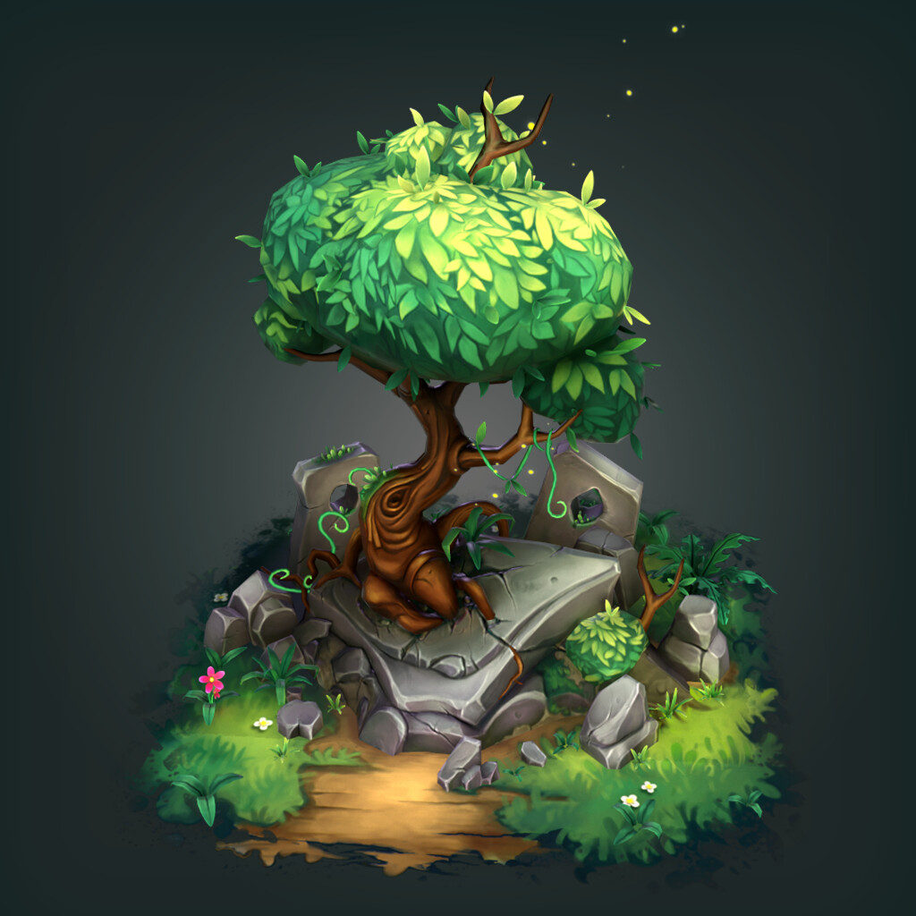 ArtStation - Stylized_Tree