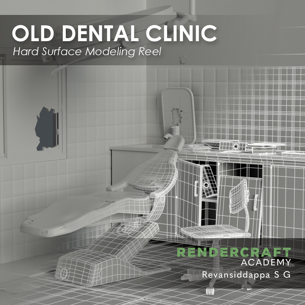 ArtStation Old Dental Clinic _ Hard Surface Modelling Reel