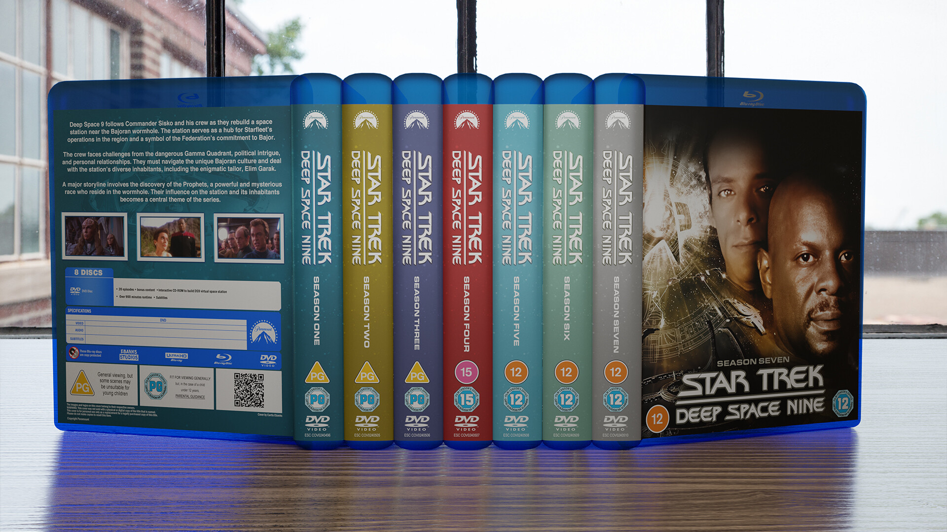 ArtStation - Star Trek Deep Space Nine S1-7 Custom Blu-ray