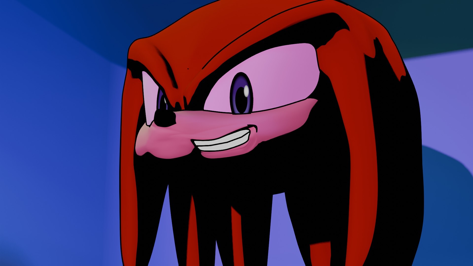 ArtStation - Knuckles face RIG
