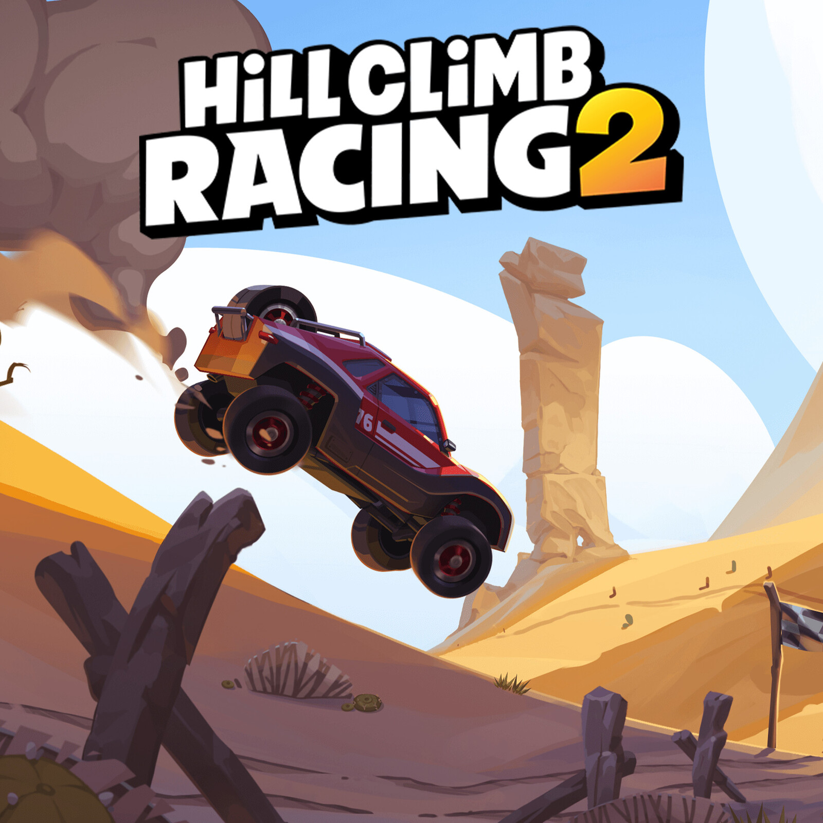 Hill Climb Racing 2 - vehicle event banner illustrations