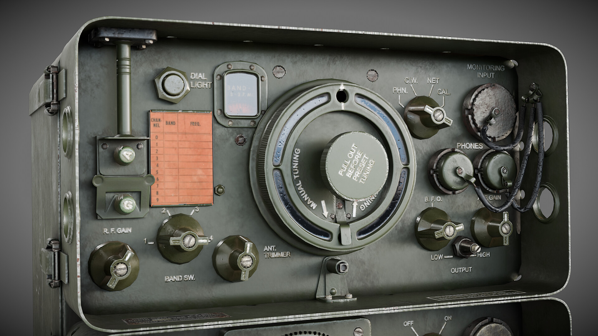 ArtStation - AN/GRR-5 Military Radio