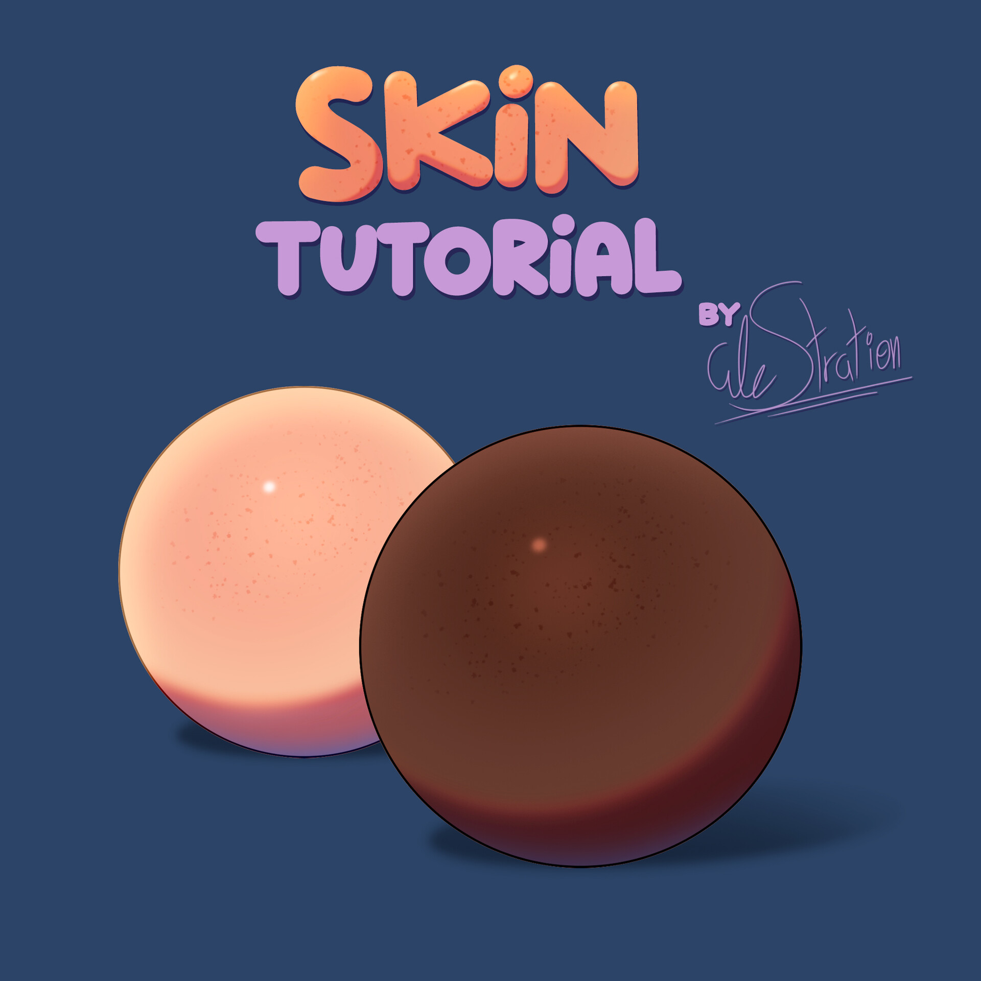 ArtStation - Simple Skin Tutorial