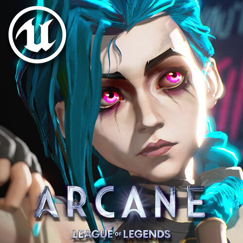 Jinx Unreal Engine - Arcane 2 Fan Art