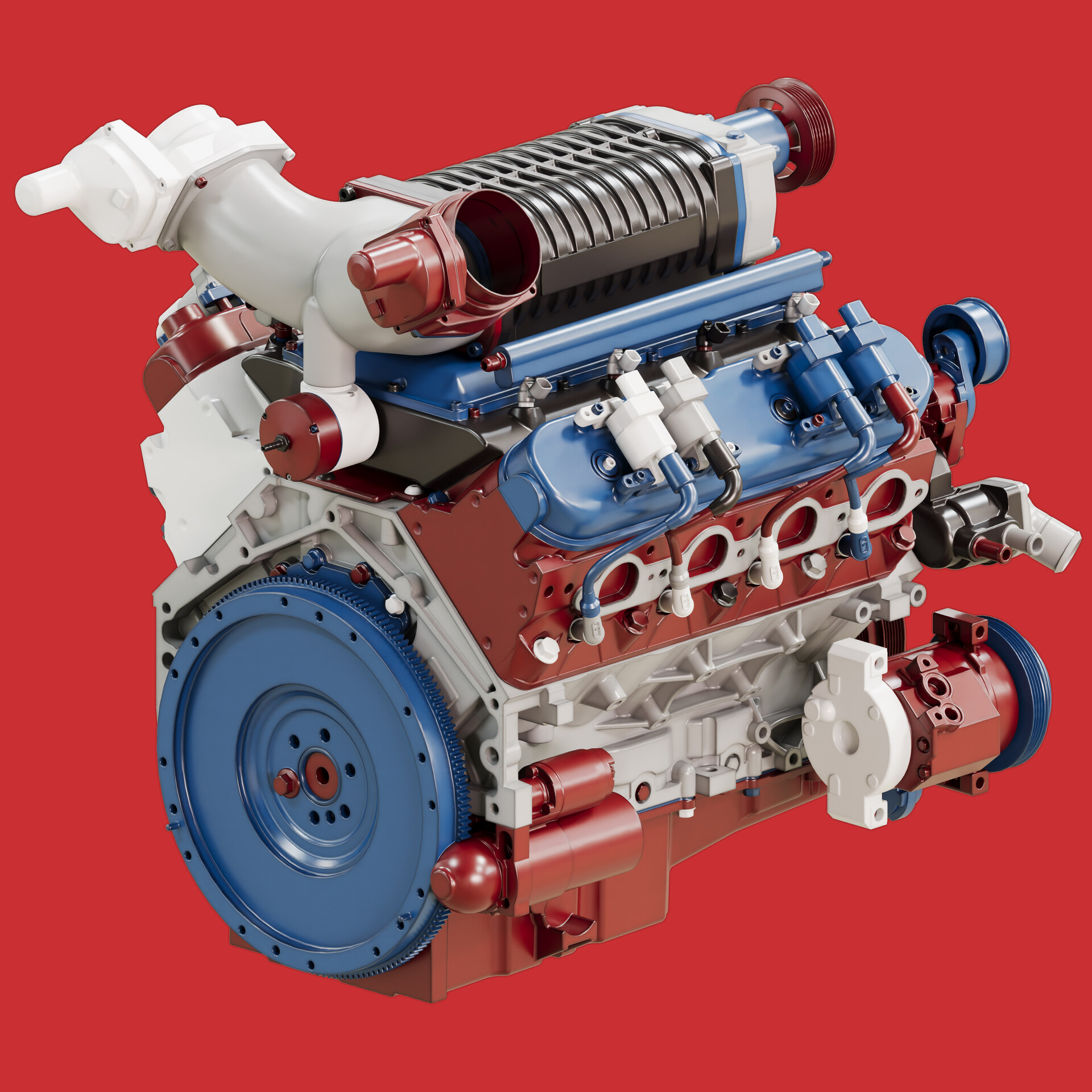 ArtStation - HARD SURFACE KITBASH : Mechanical Engine Design Pack
