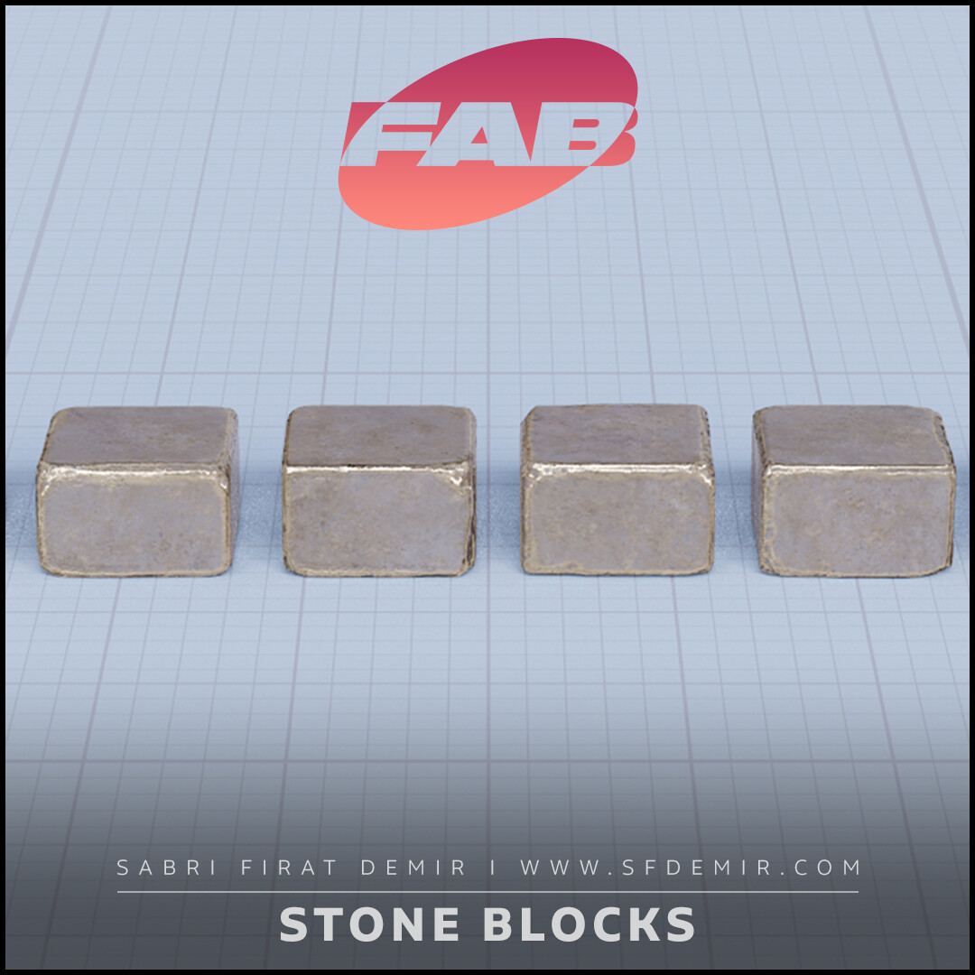 Stone Block Pack Vol 01 - 5 Variant