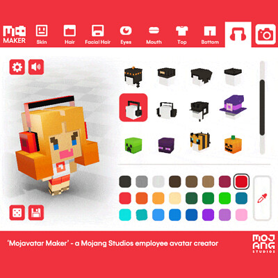 Mojavatar - Mojang Studios Employee Avatar Creator
