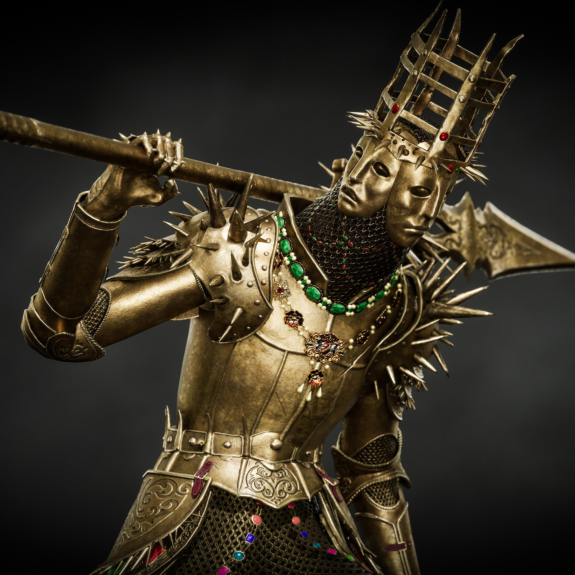 Naked Singularity Studio - The Executioner - Dark fantasy boss. Final ...