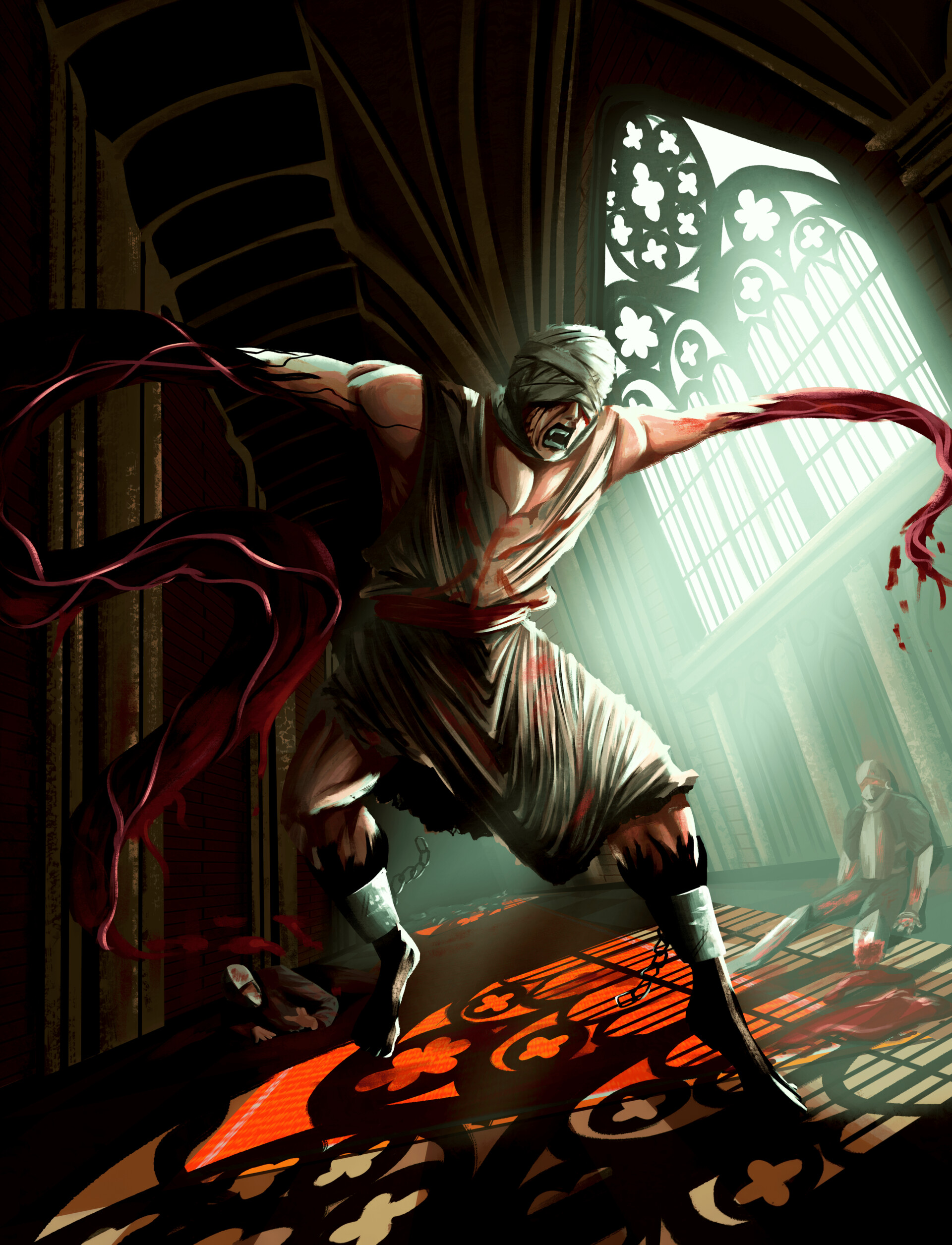 ArtStation - "Necrofugitive" concept cover art