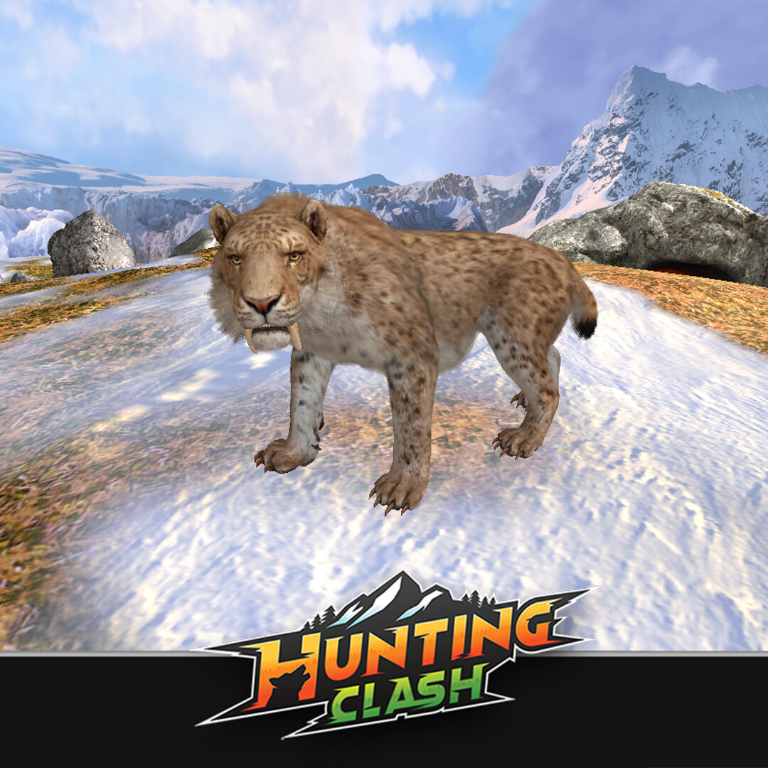 ArtStation - Sabertooth Tiger - 3D animation showcase