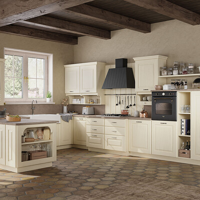 Photorealistic Kitchen Renderings for Catalogue