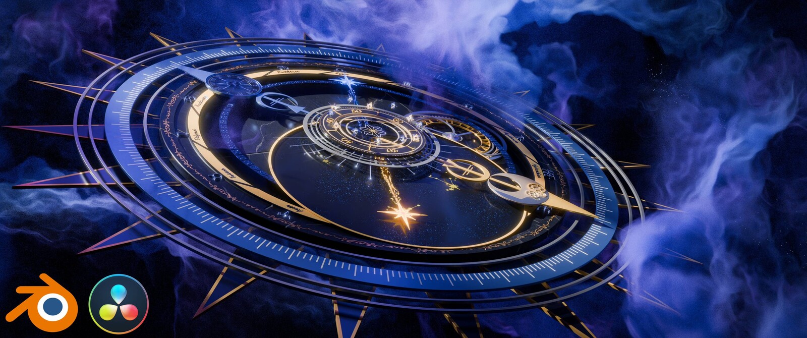 3D Animated Environment: Constellation Clock