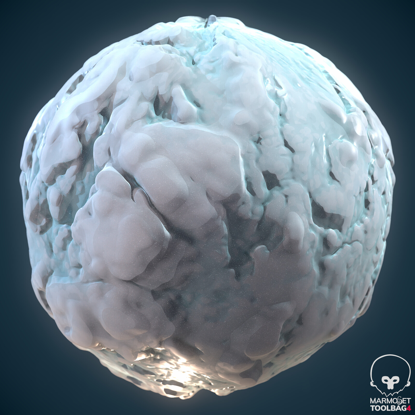 Frosthölm Outcrop Icebergs Stylized